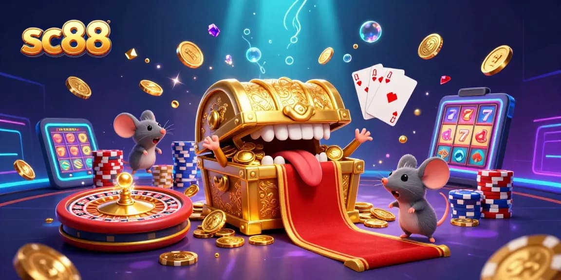 Spin and win at sc88 while exploring a vibrant casino fantasy filled with treasure and excitement.
