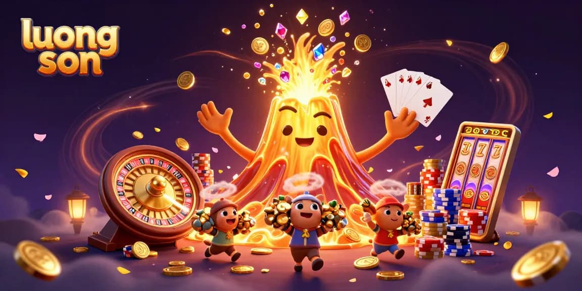 Engage with luong son in a vibrant 3D illustration capturing the essence of online gambling.