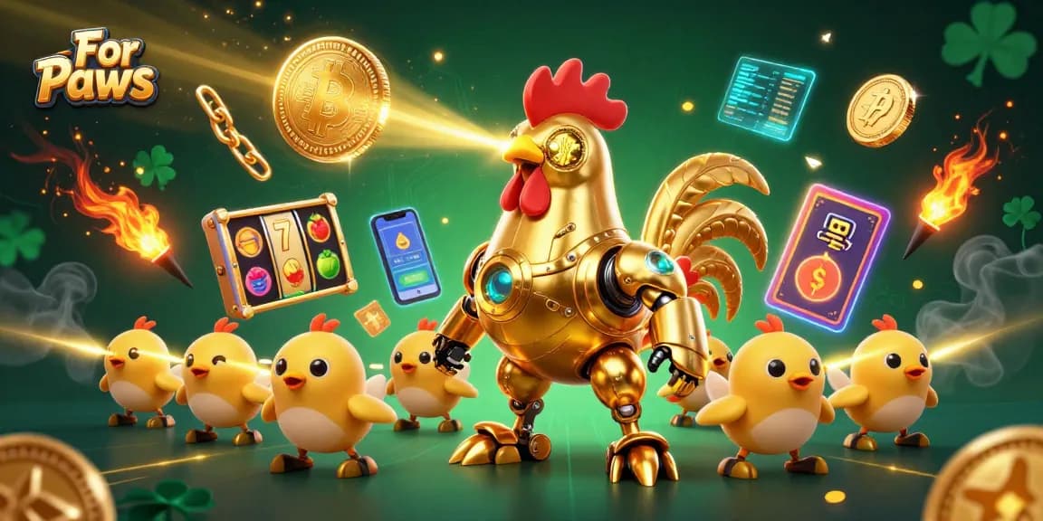 For Paws gamblers experience thrilling slot action with retro-futuristic characters and crypto elements.