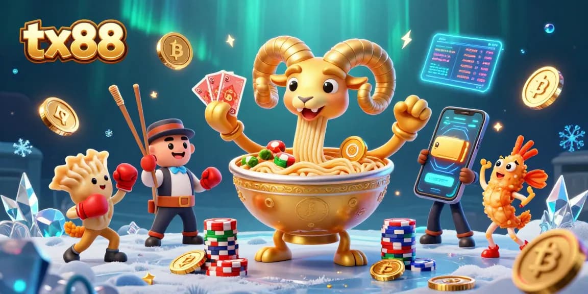 Experience the vibrant world of tx88 with animated casino characters engaging in exciting gameplay.