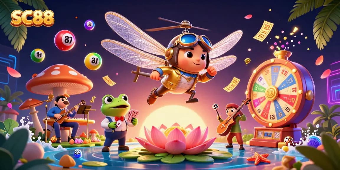 Experience thrilling games at SC88 with captivating characters and vibrant casino elements.