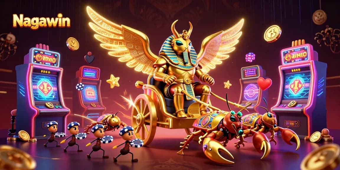 Nagawin offers thrilling slot adventures with colossal characters and casino excitement.