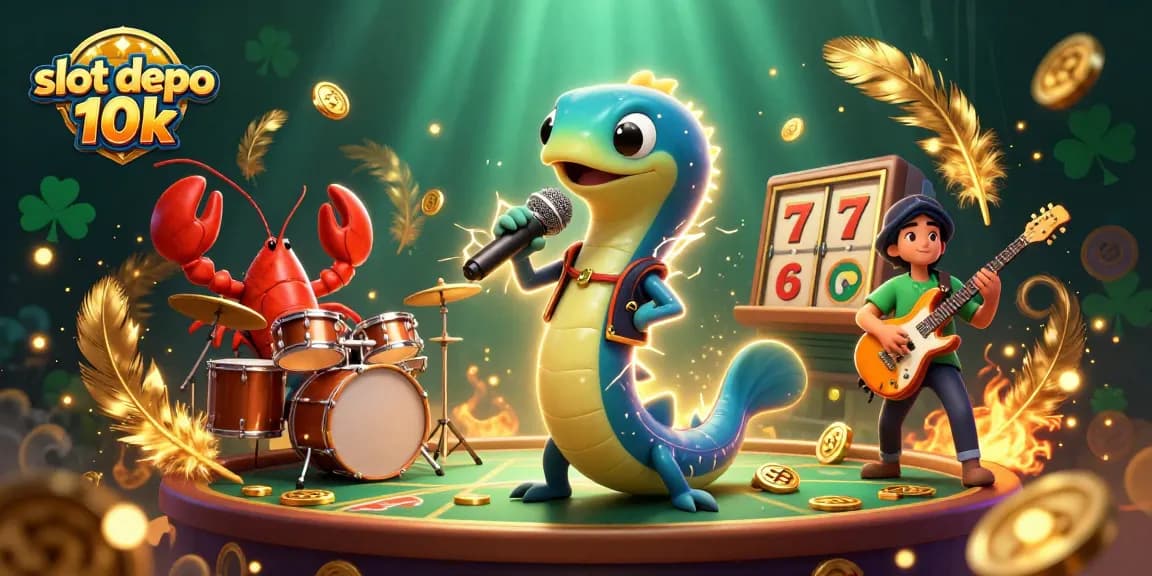 Engage with exciting slot depo 10k games featuring vibrant underwater characters and rich casino elements.