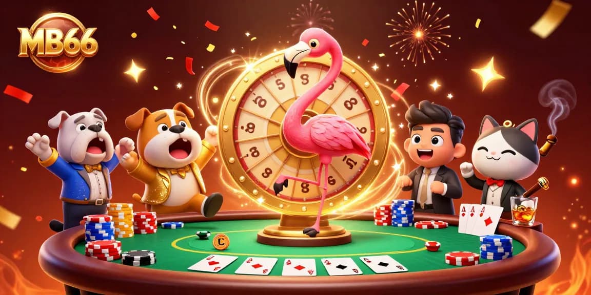 Spin to win at MB66 with our animated game show host and exciting prizes!