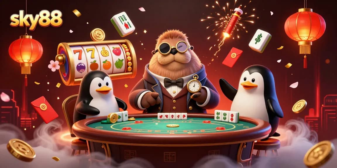 Experience thrilling gaming action with sky88 at an underwater poker table full of excitement.