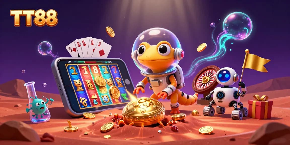 Experience the excitement of TT88's Martian casino adventure with vibrant games and dynamic features.