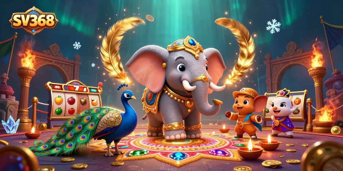 Engaging SV368 gaming illustration showcasing vibrant characters in an exciting casino atmosphere.