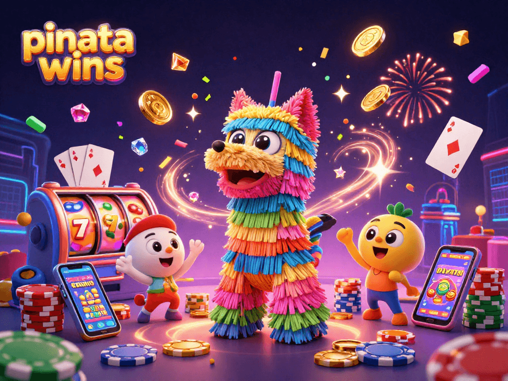 Experience the excitement of pinata wins with dynamic coins, colorful game elements, and a festive atmosphere.