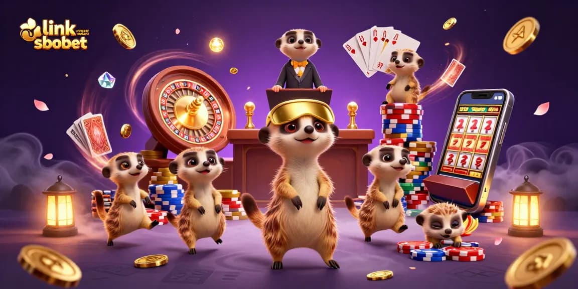 Experience thrilling action with link alternatif sbobet in this vibrant meerkat casino scene.