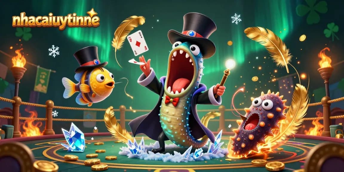 Capture the excitement of nhacaiuytinne with vibrant 3D gambling characters showcasing thrilling casino magic.
