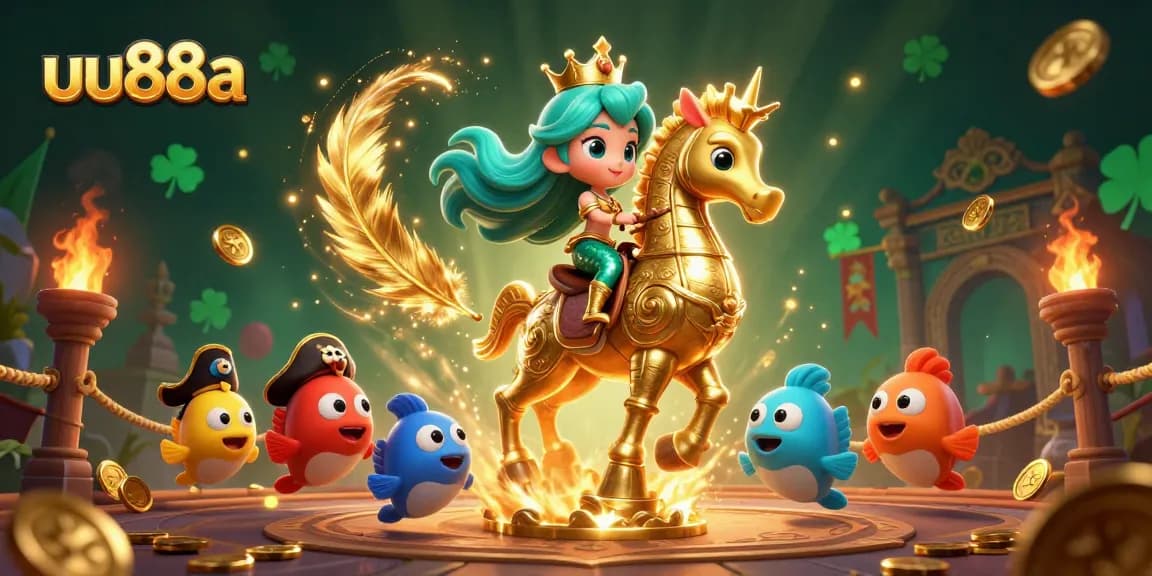 Engage with uu88a through exciting bets among colorful characters in a vibrant casino setting.