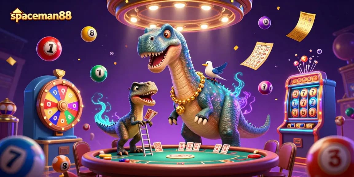 Engage in vibrant gameplay with spaceman88 featuring thrilling lottery elements and characters.