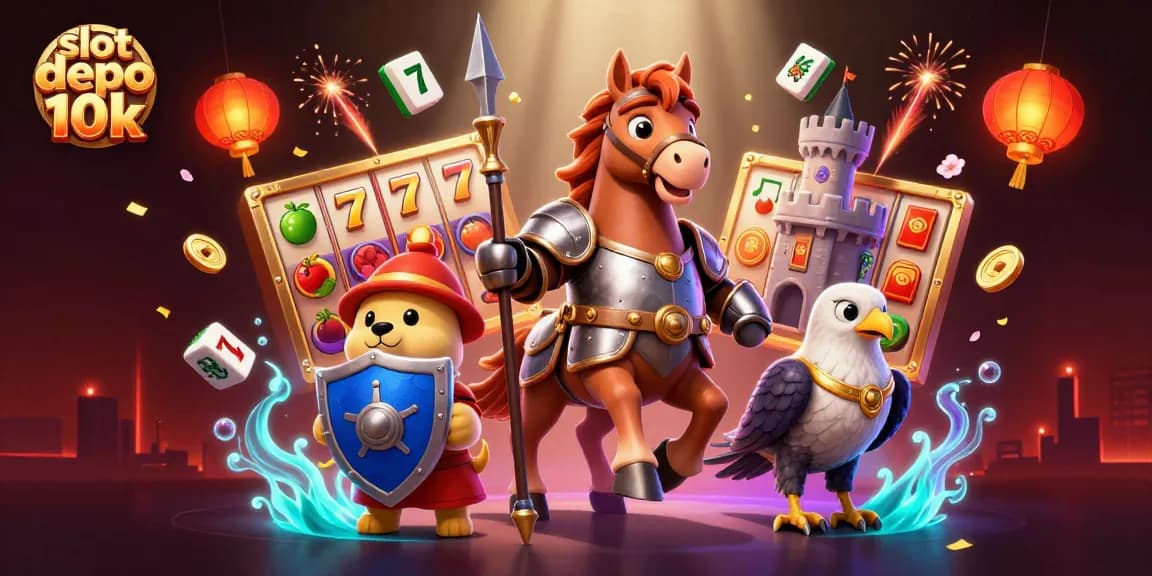 Spin the slot depo 10k for exciting jackpots and thrilling wins in this vibrant casino scene.