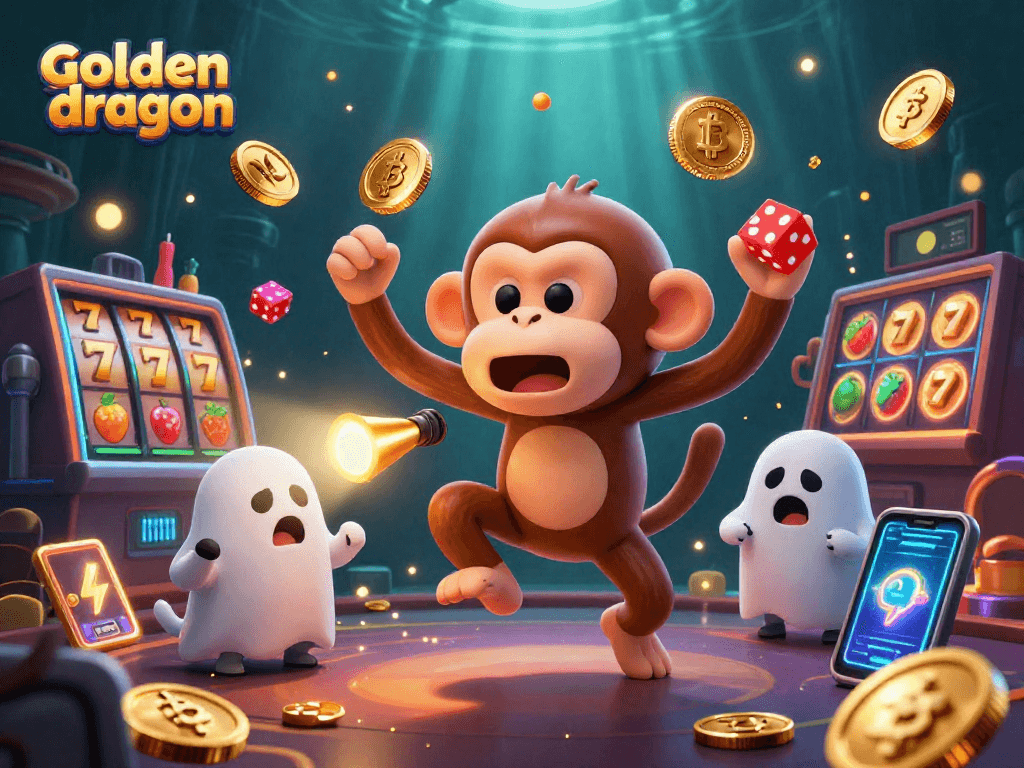 Experience the thrilling action of golden dragon slots with enchanting creatures and illuminated elements!