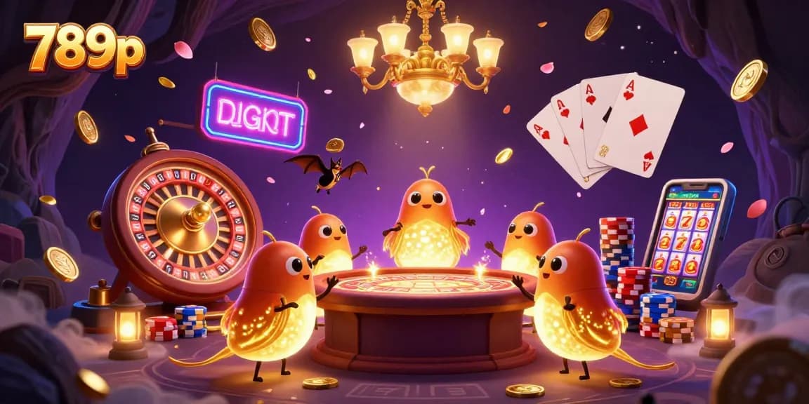 Join the adventure at 789p casino as glowworms illuminate the gaming table!