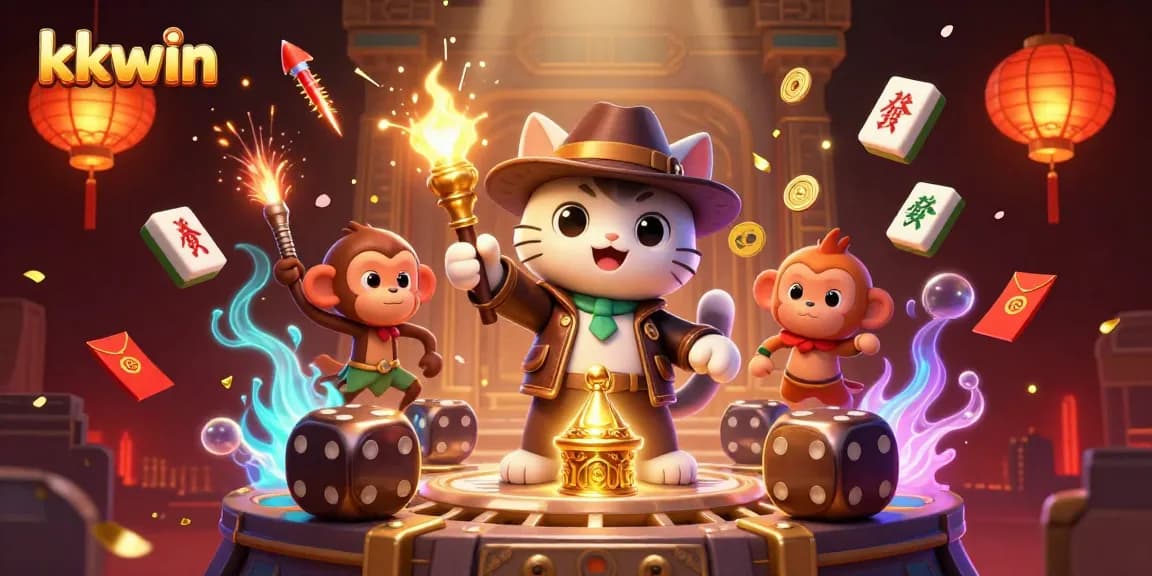 Engage with kkwin through a thrilling adventure of discovering casino secrets in a dynamic 3D scene.