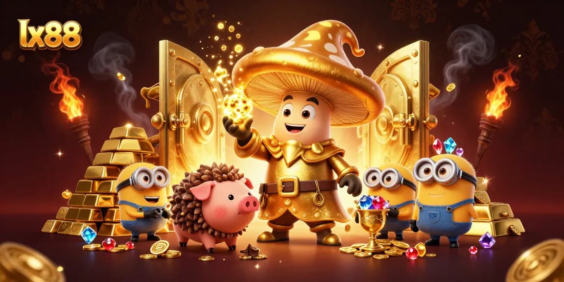 Unleash your fortune with lx88's thrilling golden treasure hunt experience!