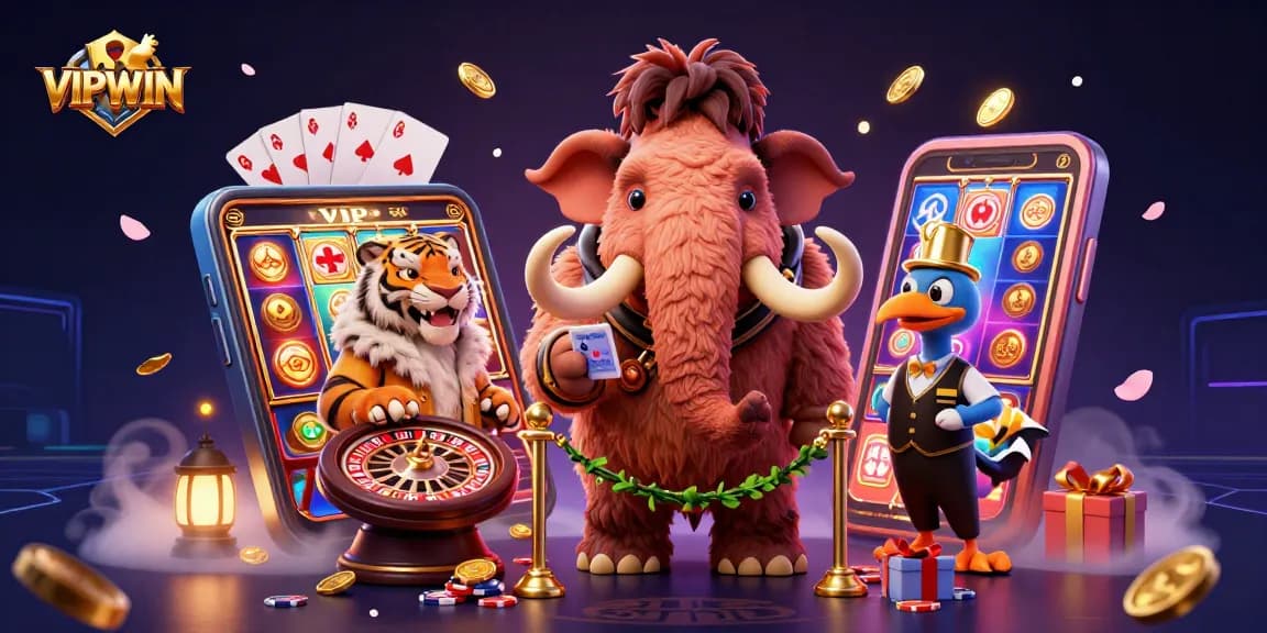 VIPWIN invites players to enjoy thrilling casino experiences with engaging characters and vibrant slot games.