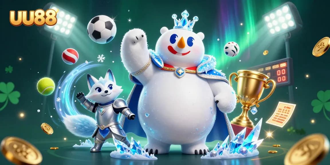 Experience winning thrills with uu88: An exhilarating 3D casino scene packed with excitement.