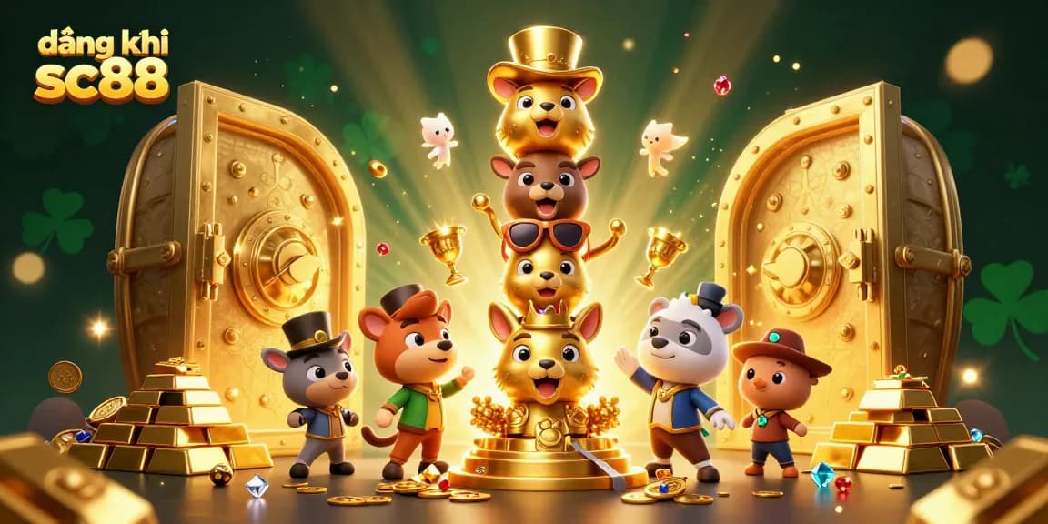Play and win at đăng ký sc88 with vibrant, dynamic casino-themed 3D digital illustration.