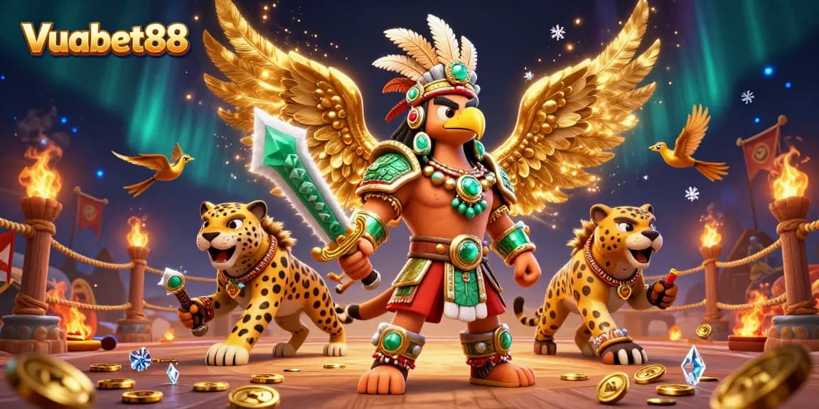 Experience exciting gameplay at Vuabet88 with warriors and dynamic casino elements.