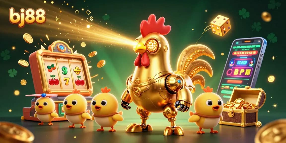 Experience thrilling gameplay at bj88 with a vibrant casino illustration showcasing rich elements and characters.