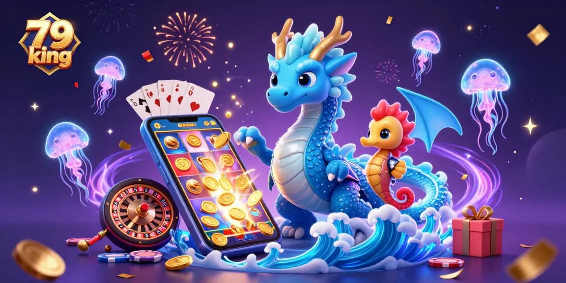 Play games at 79 king with a magical dragon and exciting casino elements