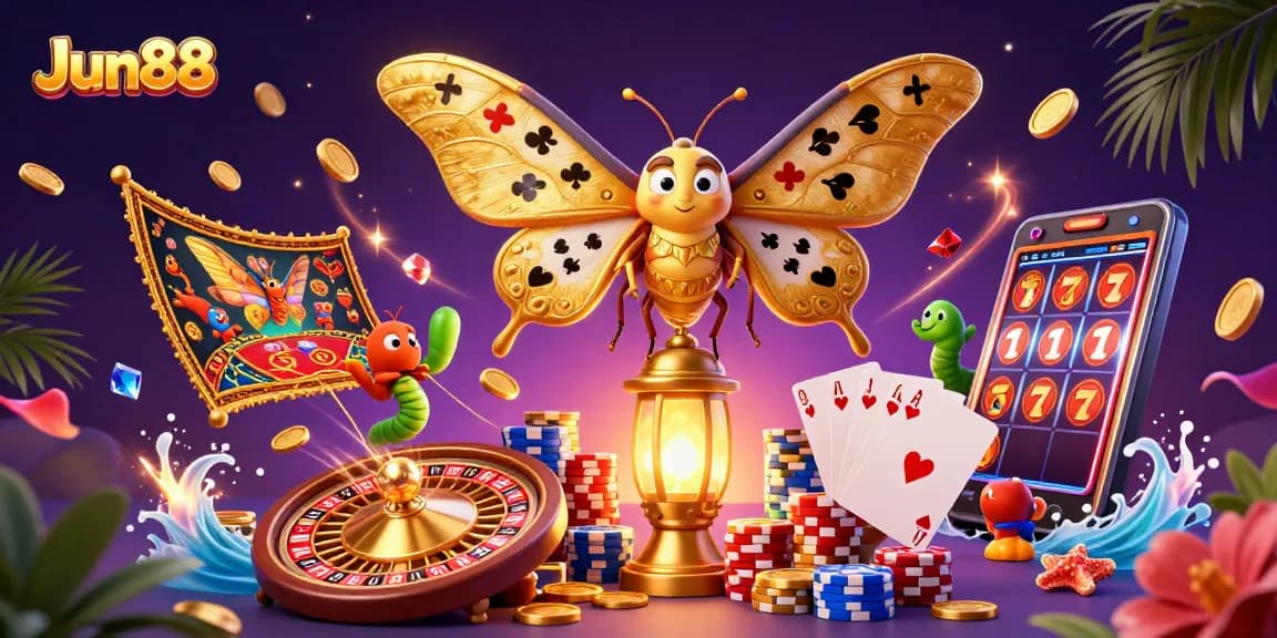 Experience immersive gaming with Jun88's captivating online casino features and rich graphical elements.