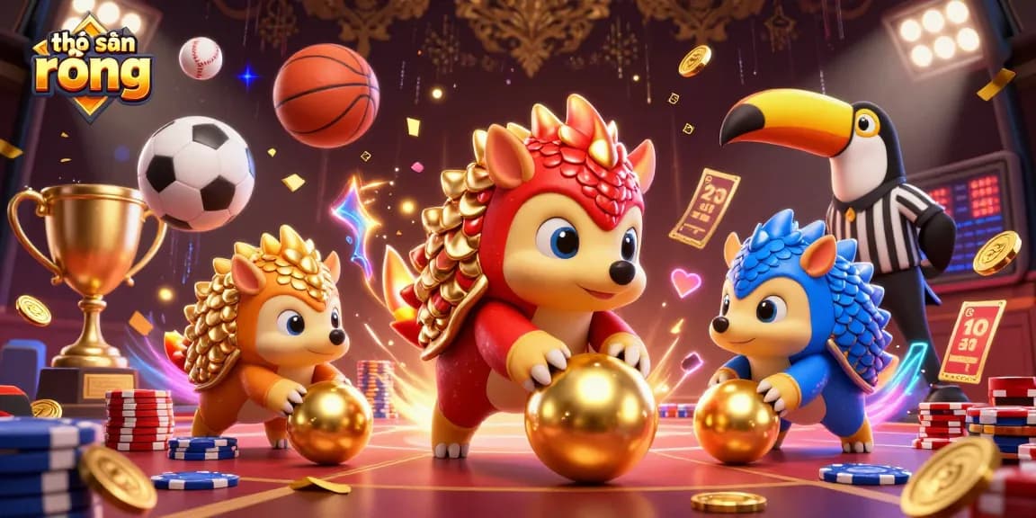 Engage with thợ săn rồng as pangolins in battle, embodying casino energy and competitiveness.