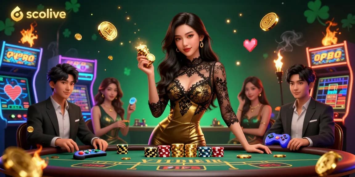 Socolive offers thrilling baccarat action with beautiful players and vibrant casino elements.