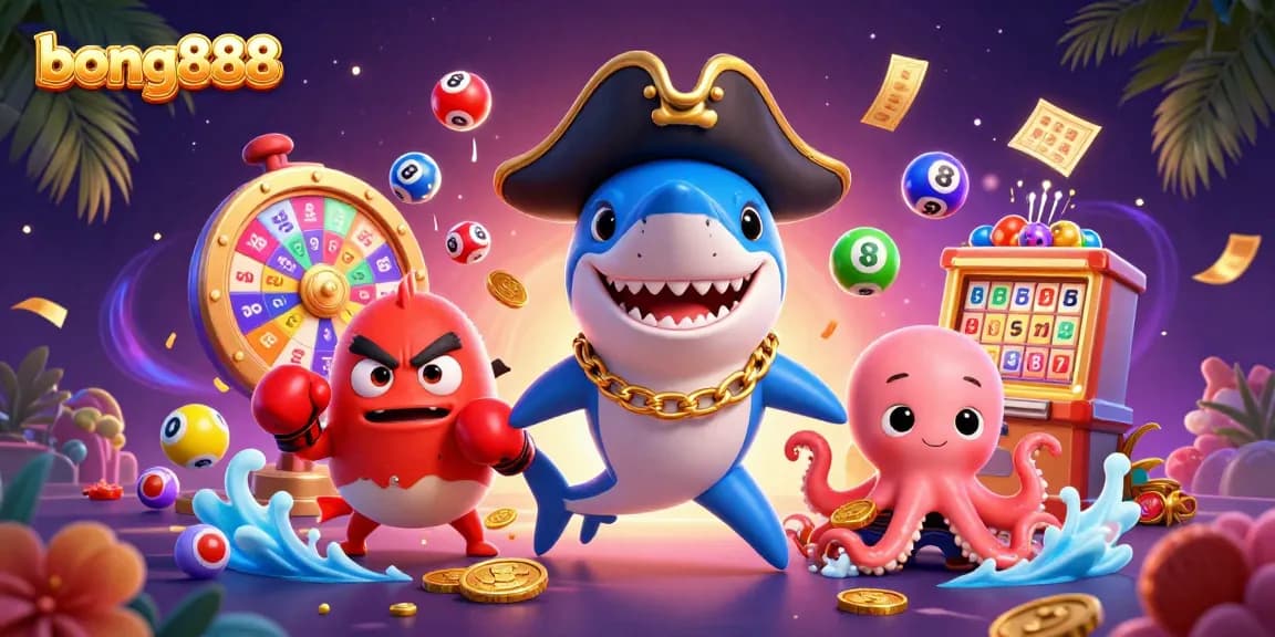 Engage in thrilling gameplay at bong888 by enjoying an exciting scene with colorful elements and characters.