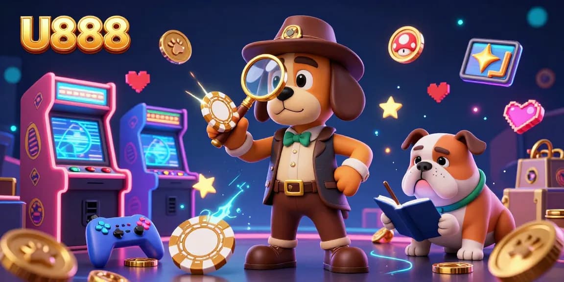 U888 invites players to uncover treasures while enjoying exciting gaming elements in this vibrant 3D casino scene.