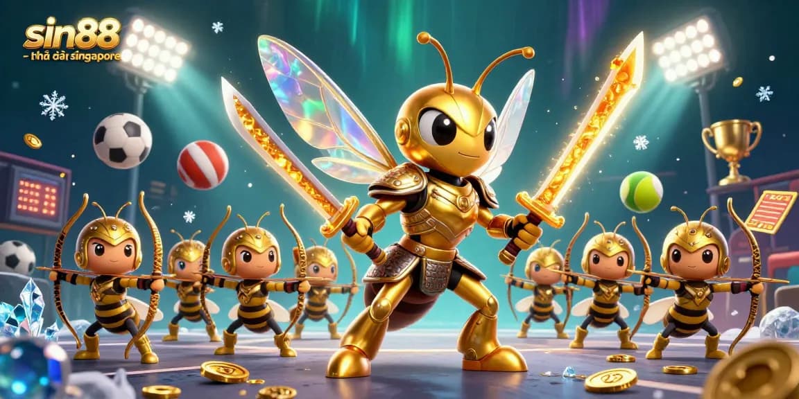Engage with sin88 - nhà cái singapore in a dynamic 3D casino scene filled with vibrant betting excitement.