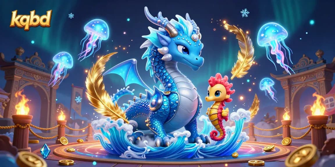 KQBD reveals thrilling betting action with a fantasy twist of dragon and knight amid glowing gaming elements.