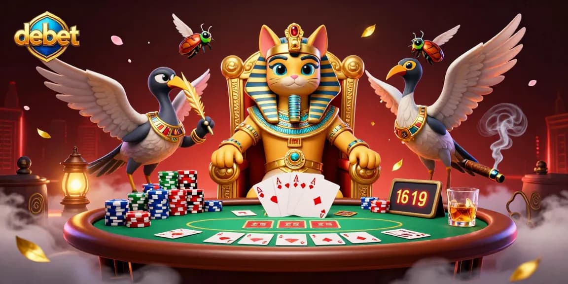 Place bets and win big with debet in this rich, vibrant casino scene.