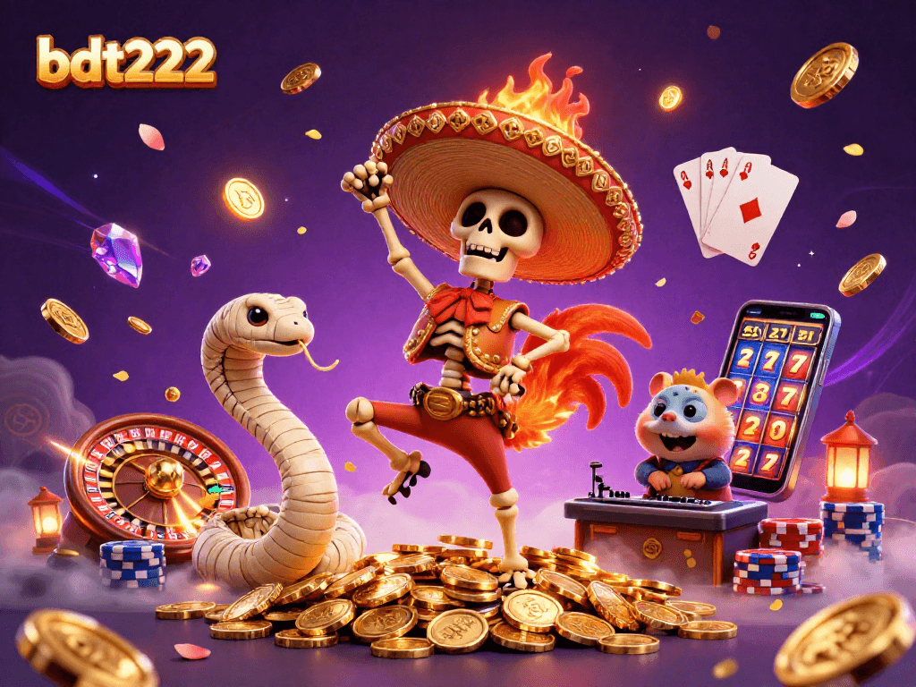 Join the excitement at bdt222 with dynamic casino elements highlighting gaming fun.