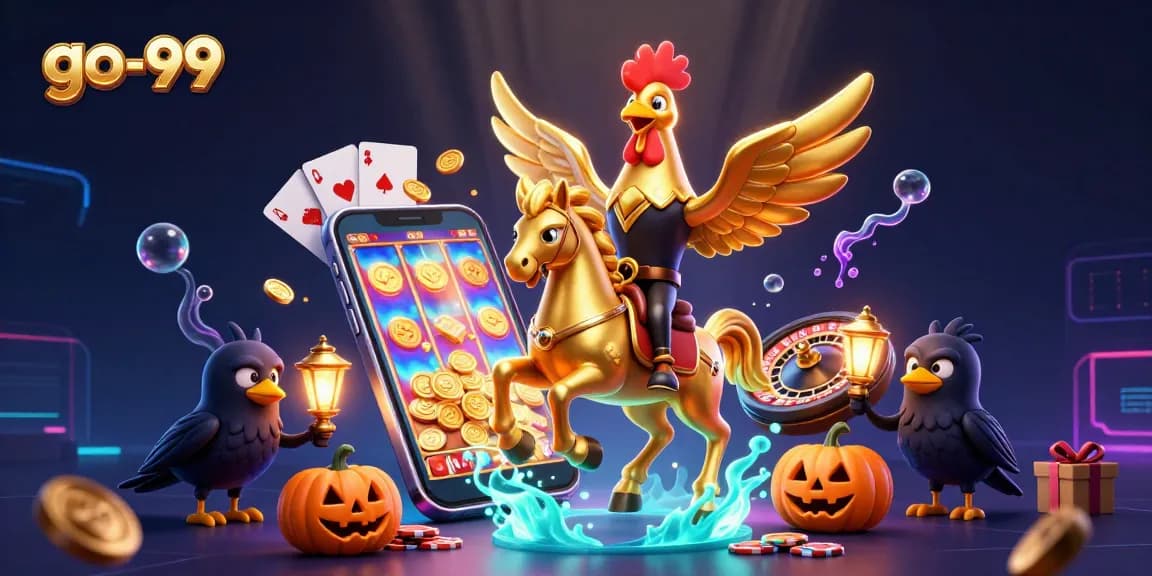Play dynamic slot games and feel the thrill at go-99 with golden rooster and friends!
