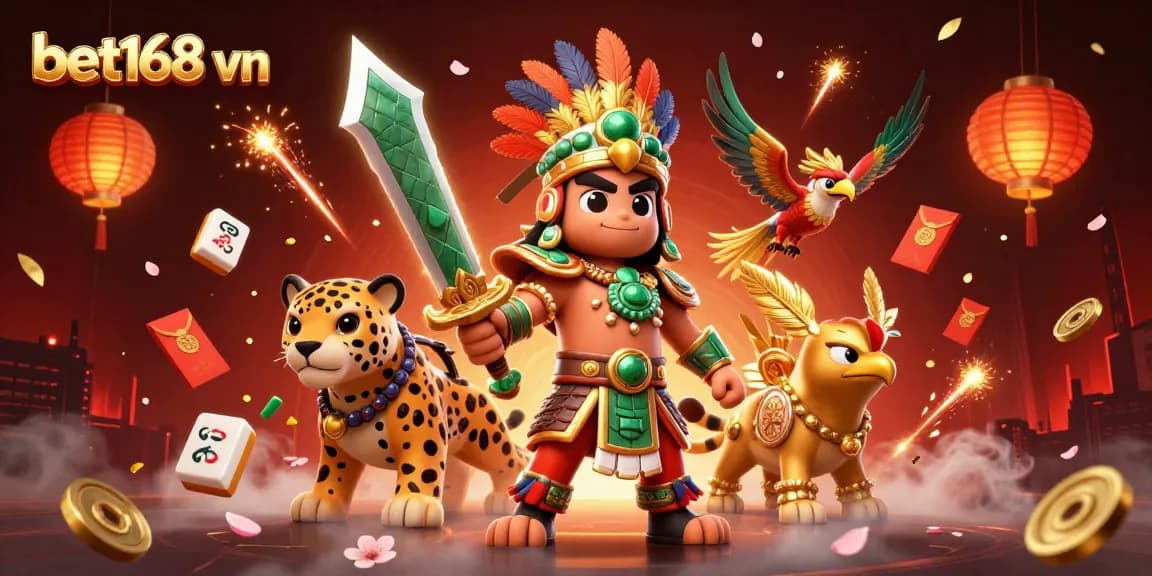 Experience the excitement of bet168 vn with dynamic 3D characters and vibrant casino elements.