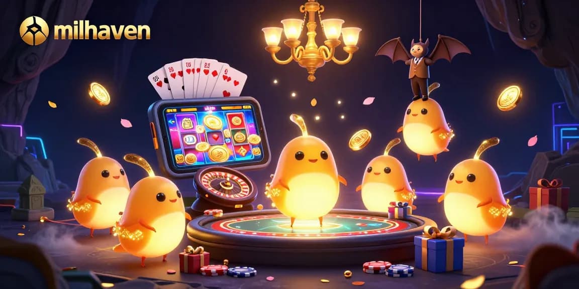 Light up your winning moments at milhaven with vibrant slot games and a glowing casino scene.