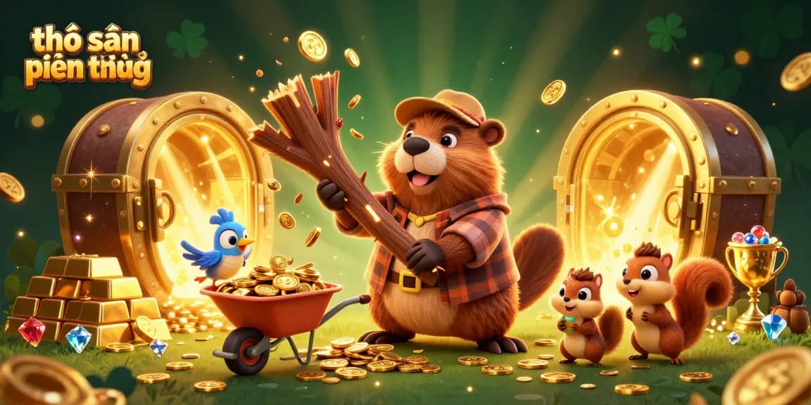 Experience the thrill of thợ săn tiền thưởng as characters collect treasures in an exciting casino adventure.