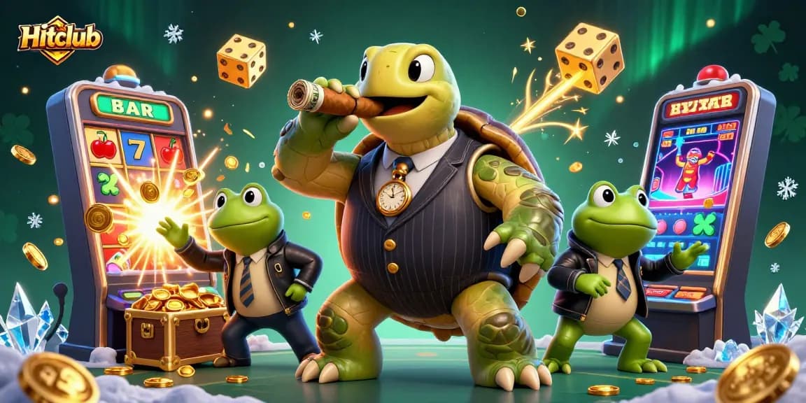 Experience thrilling gameplay at Hitclub, featuring dynamic casino elements and vibrant characters.