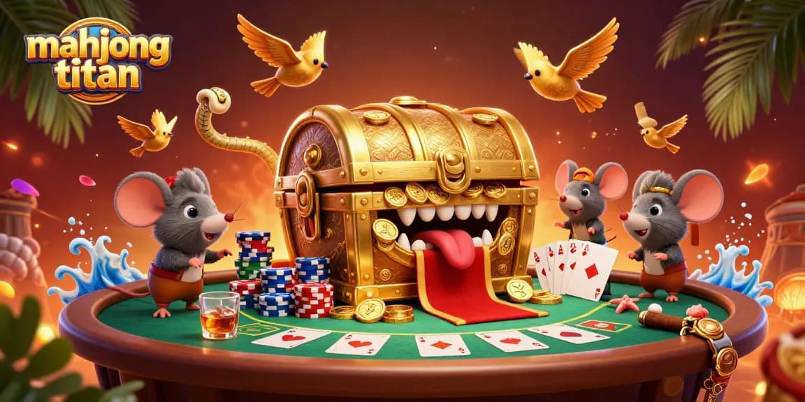 Engage with mahjong titan and explore treasure-laden adventures amidst poker excitement.