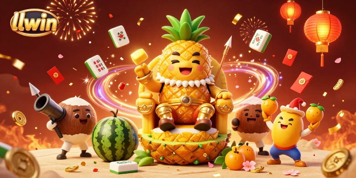Experience thrilling gameplay at llwin with vibrant beach casino characters celebrating together.