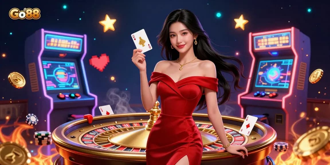 Experience the excitement at Go88 with stunning casino-themed visuals and engaging gameplay.
