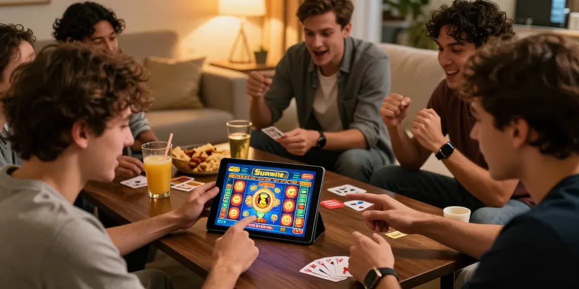 Engaging players enjoying the excitement of Sunwin online gaming in a cozy atmosphere.