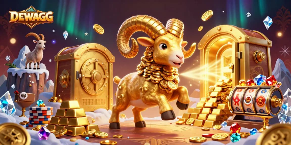Engage with DEWAGG for a dynamic online casino experience featuring vibrant 3D animation.