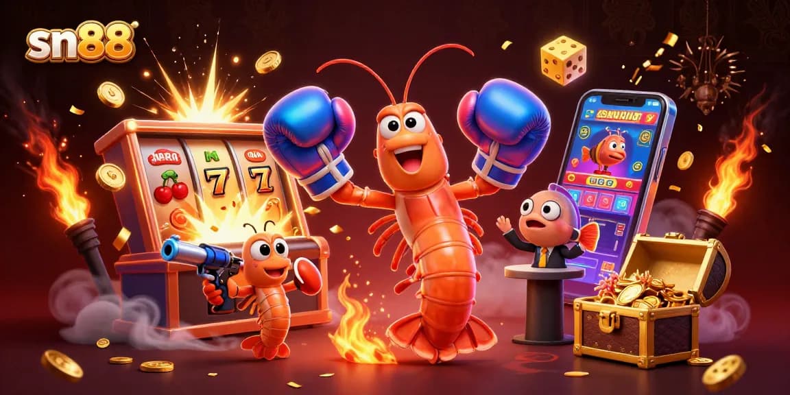 Experience the excitement of sn88 with vibrant characters and jackpot scenes in a dynamic casino setting.