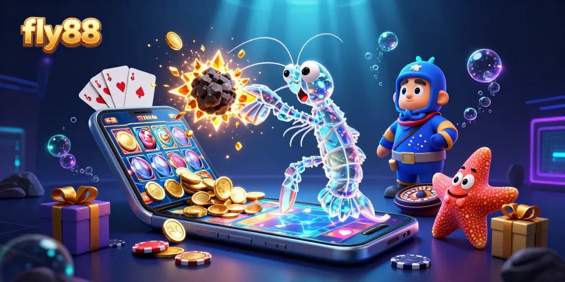 Engage in thrilling gameplay with fly88's galactic samurai amidst golden coins and exciting casino elements.