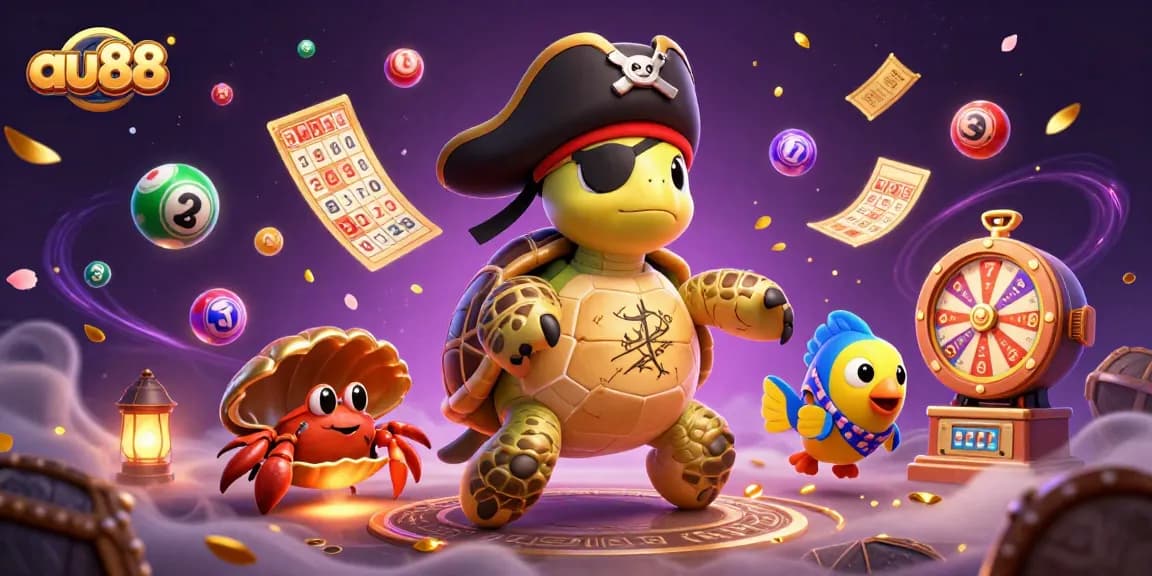 Engage with AU88's exciting gaming universe featuring vibrant lottery elements and dynamic treasures.