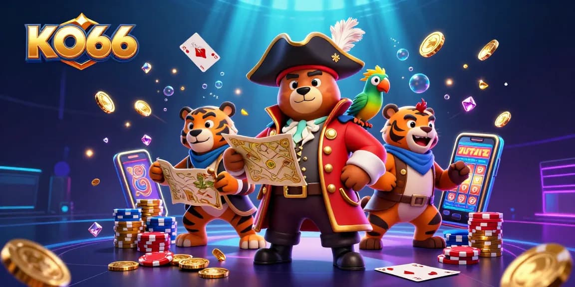 Experience immersive gameplay at KO66 with vibrant characters and thrilling casino elements.